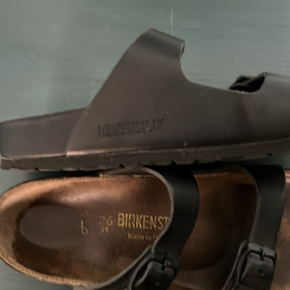 Black leather Birkenstock 36 - Picture 2 of 5